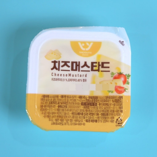 태영식품 디핑소스 일회용 치즈머스타드 100개