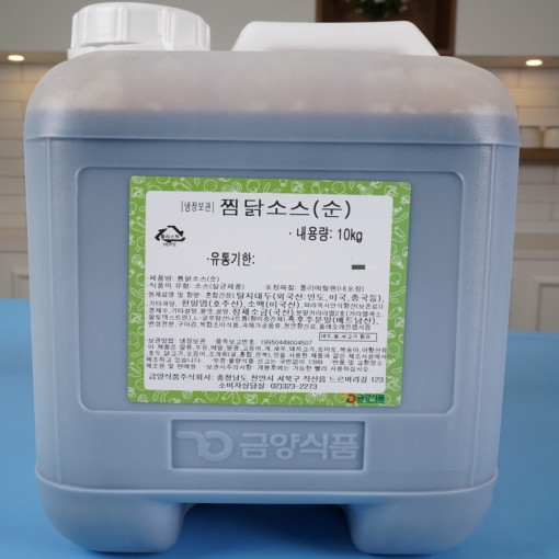 금양식품 안동 찜닭소스 순한맛 10KG 찜닭양념 간장