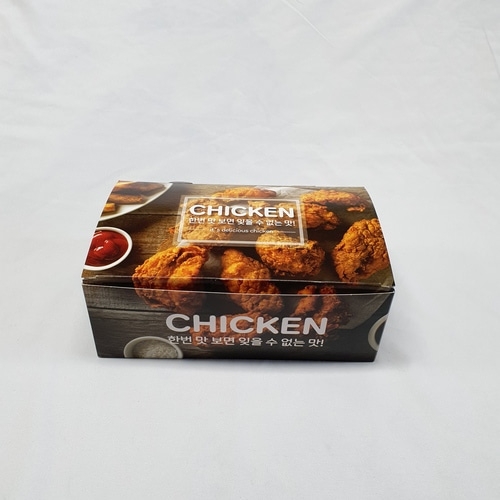 다크치킨박스 소 200매 상자 치킨 닭강정 포장용기 배달