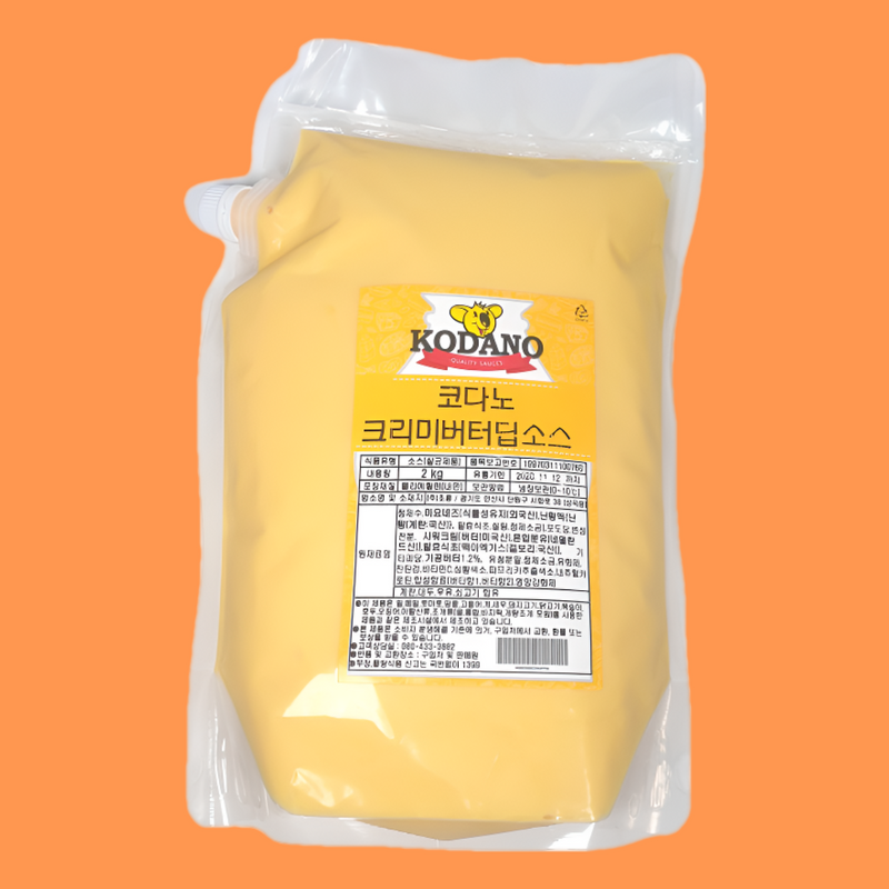코다노 크리미 버터 딥소스 2KG 크림치즈맛